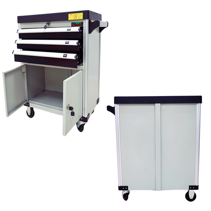 Auto Repair Shop Warranty - 3-Drawer Gray Tool Storage Cabinet With