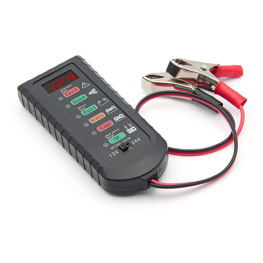 12V 24V Car Battery Tester LED - Battery Load Tester recension och pris