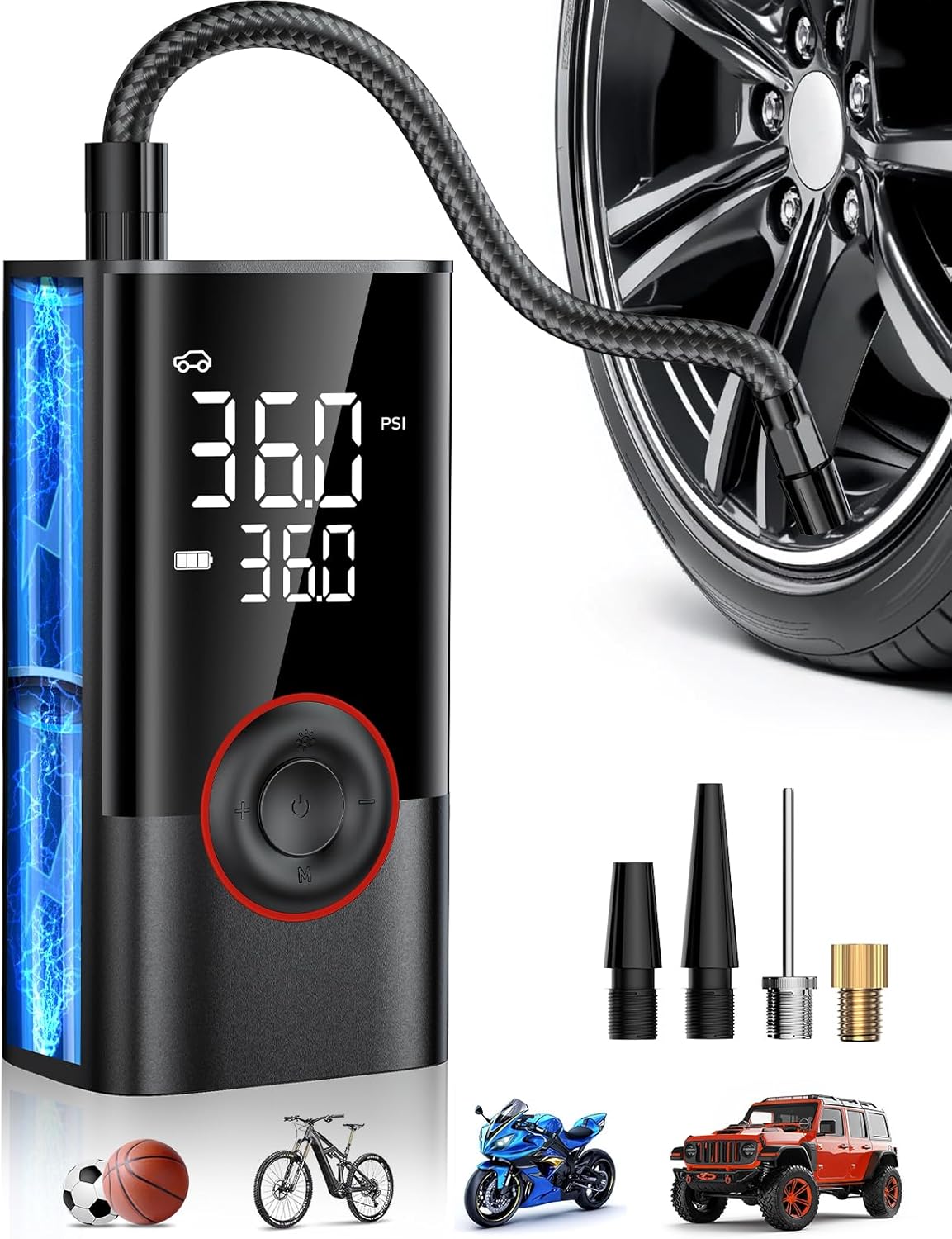 Portable Wireless Air Compress - Air Compressor recension och pris