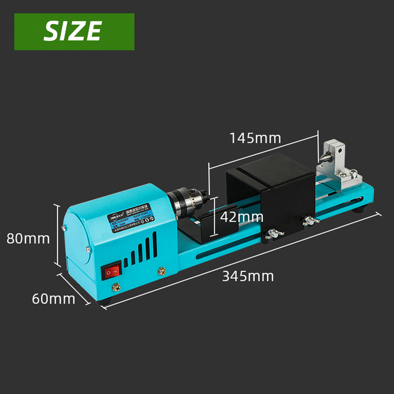 1 Set 150W Mini Wood Lathe Mac - Brake Drum Lathe recension och pris